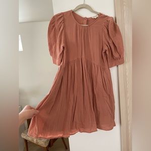 Roolee Dress - Pink/Rust/Salmon Color